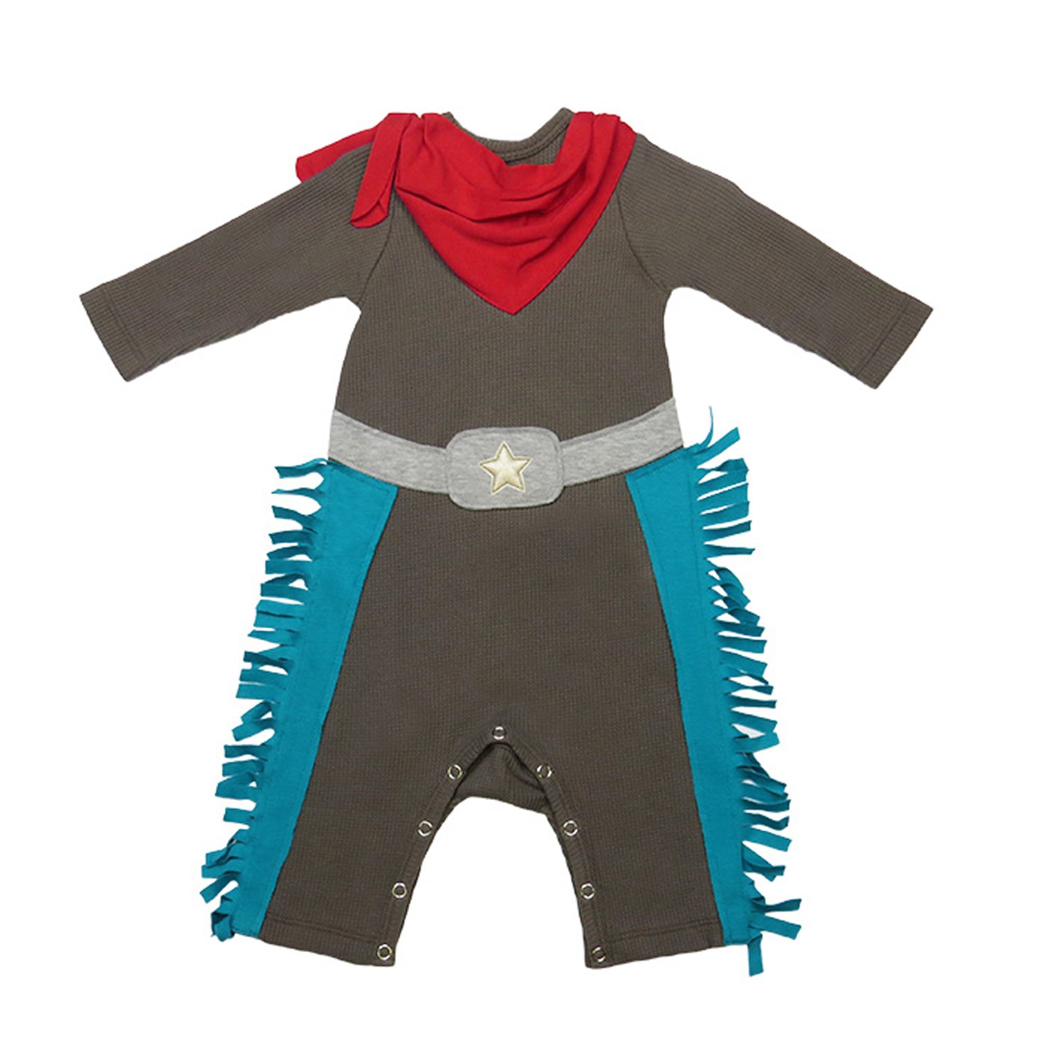 Baby Boy Cowboy Romper Lemon Loves Layette