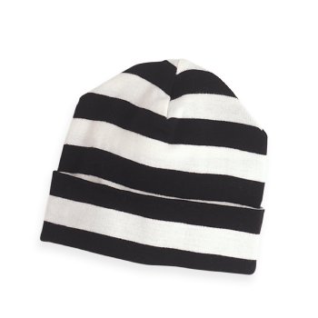 Tesa Babe Black and White Striped Unisex Hat