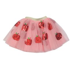 Sparkle Sisters by Couture Clips Apple Sequin Tutu for Baby and Toddlers