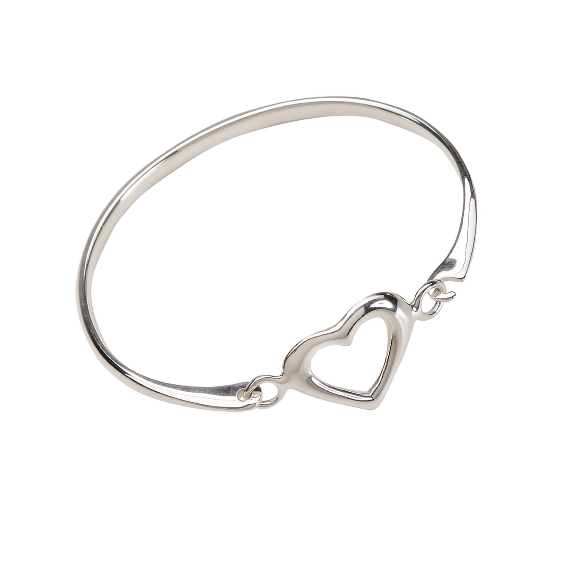 Cherished Moments Sterling Silver Baby Bangle Bracelets Cherished Moments Ava Sterling Silver Open Heart Bangle Bracelet