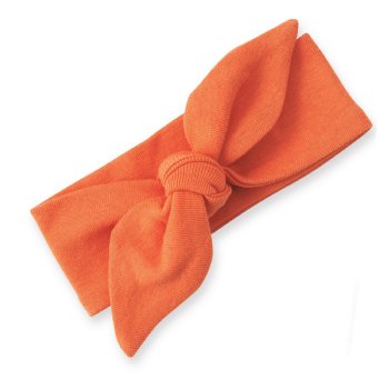 Tesa Babe Orange "Lucy Bow" Headband for Baby Girls 