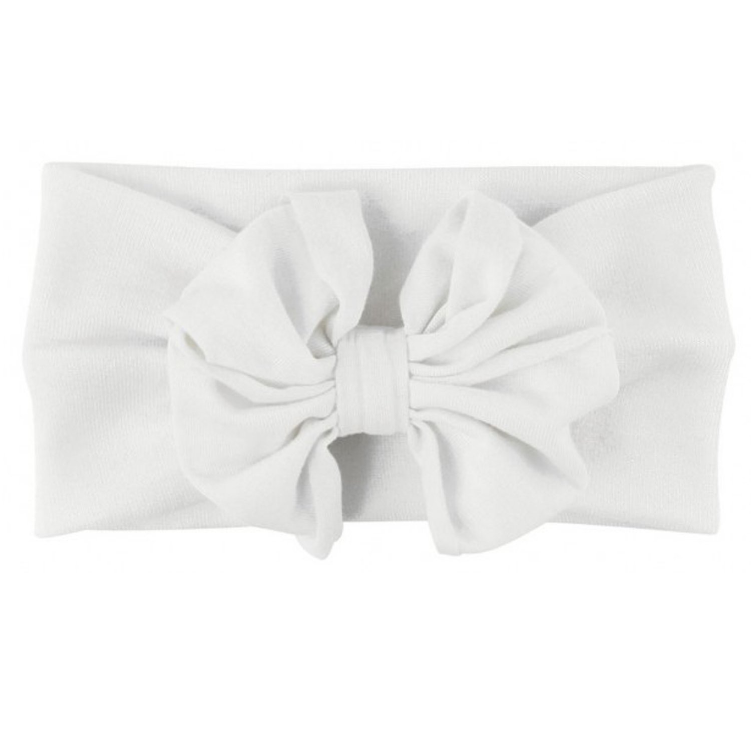  Hipcheer White Headband and Hair Bows Holder for Baby