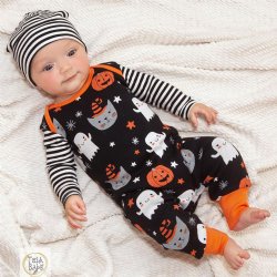 Tesa Babe "Pumpkin Party" Romper for Baby Girls and Boys