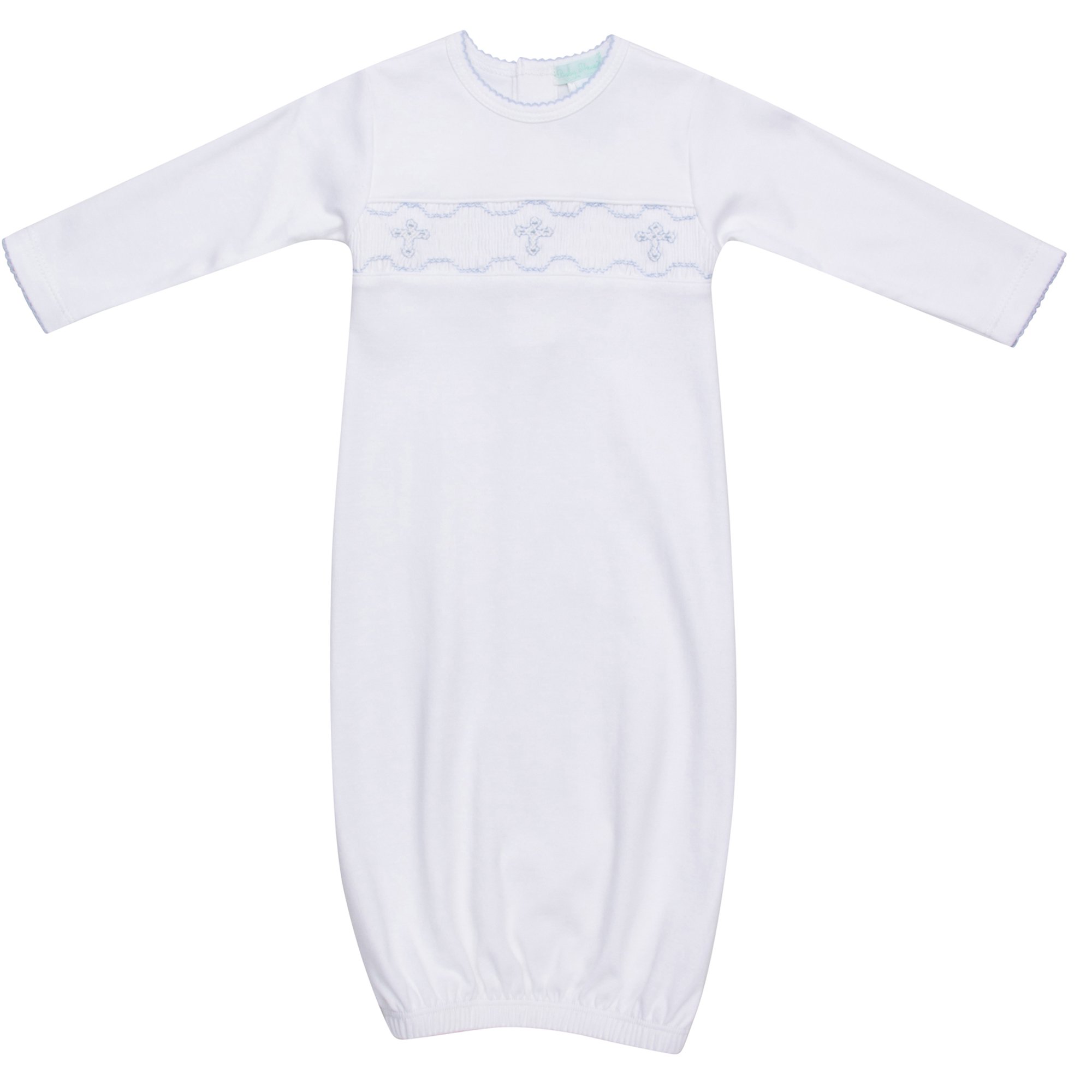 Smocked Baby Gown — The Horseshoe Crab