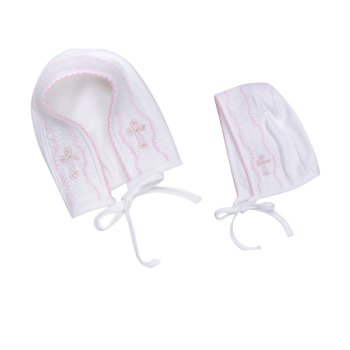 Baby Threads Christening Bonnet for Baby Girls
