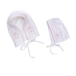 Baby Threads Christening Bonnet for Baby Girls