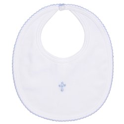 Baby Threads Christening Bib for Baby Boys