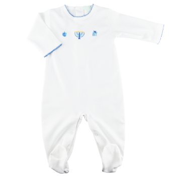 Baby Threads Unisex Hannukah Footie for Baby Girls or Boys