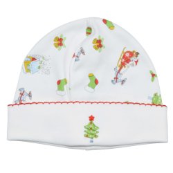 Baby Threads "Santa's On The Way" Cap for Baby Girls or Baby Boys
