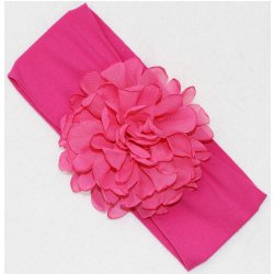 Beyond Creations Fuchsia Peony Bloom Flower Headband