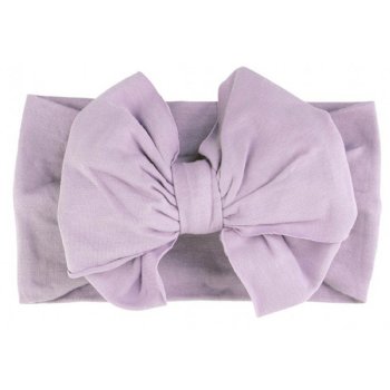 Ruffle Butts "Lavender" Headband with Big Bow for Baby Girls