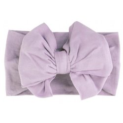 Ruffle Butts "Lavender" Headband with Big Bow for Baby Girls