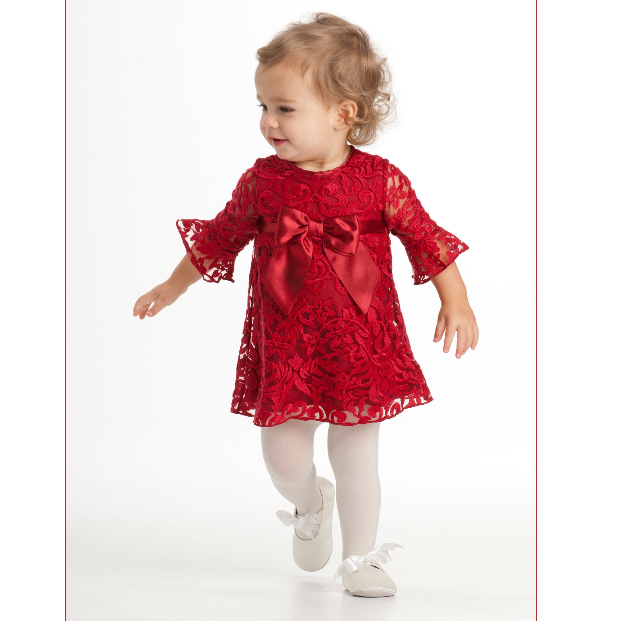 Newborn red dress