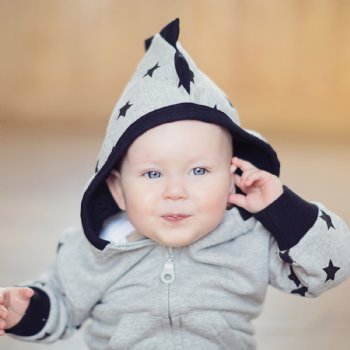 Blade & Rose "Grey Star" Hoodie for Baby Boys