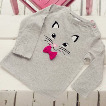 Blade & Rose "Katie Kitten" Top for Baby Girls