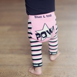 Blade & Rose "Pow!" Super Hero Leggings for Baby Girls