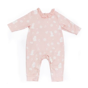 Bunnies By The Bay Blossom's Organic Romper for Newborn and Baby Girls