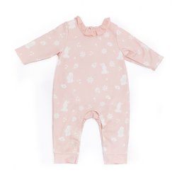 Bunnies By The Bay Blossom's Organic Romper for Newborn and Baby Girls