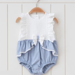 Omnis Pura "Mara" Blue & White Baby Bubble