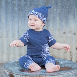 Budds Boys by She Bloom  "Zigzag" Romper