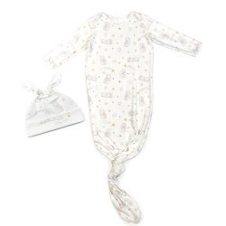 Bunnies By The Bay "Bloom" Twinkle Twinkle Knotty  Gown Set for Babies