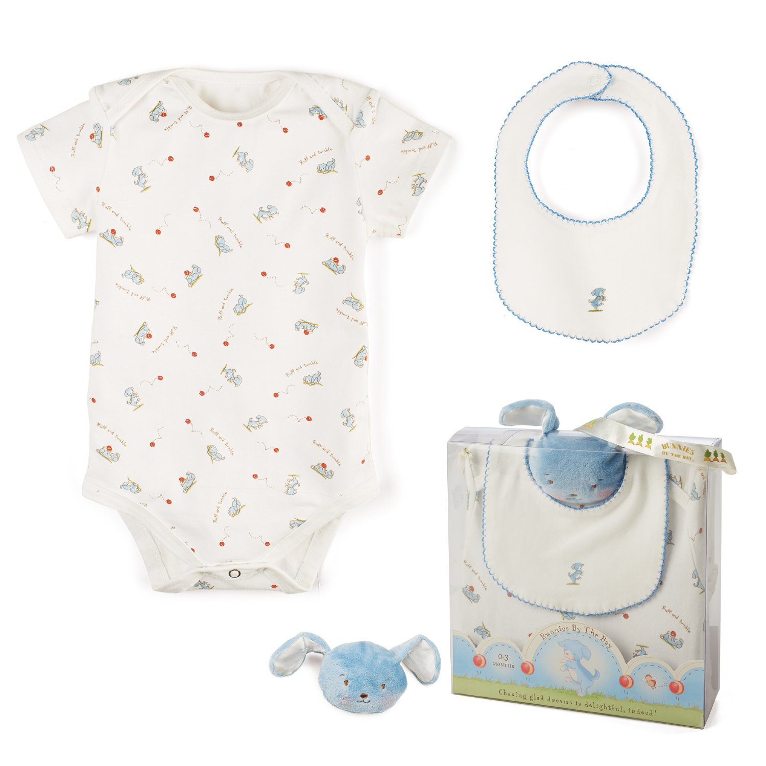 Bunnies By The BaySweet Bunsie Pup Set for Baby Boys