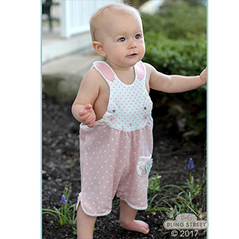 Bunnies By The Bay "Hoppy Hop" Playsuit in Pink