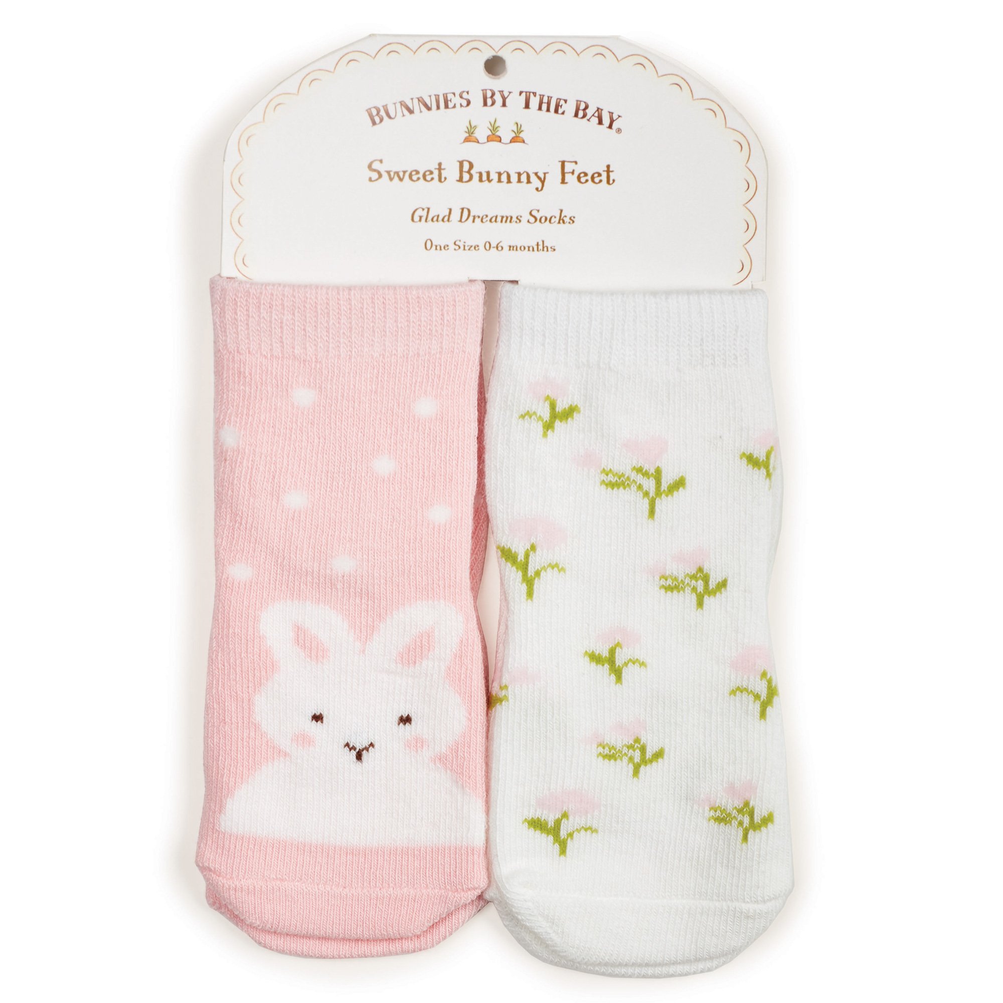 Bunnies By The Bay Bunnies Do Delight Socks for Baby Girls