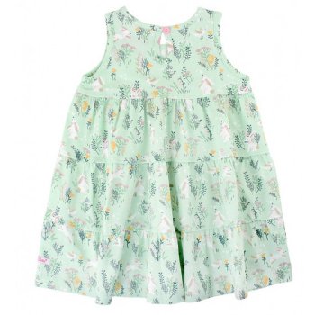 Ruffle Butts "Cutie Cottontail" Tiered Dress for Baby and Toddlers