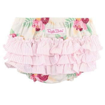 Ruffle Butts "Darling Bouquets" Swing Top Set for Baby Girls
