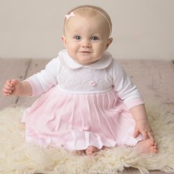 Dolce Goccia "Charlotte" 2 Pc. Dress and Bloomer Set