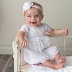 Dolce Goccia "Taylor" 2 Pc. Dress and Bloomer Set