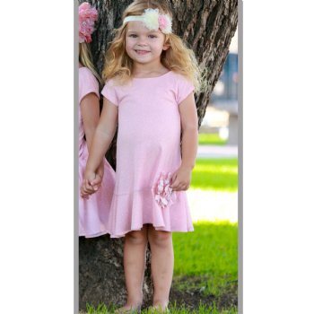 Dolls and Divas Couture "Tyler" Beautiful Pink Dress for Toddlers