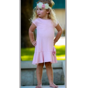 Dolls and Divas Couture "Tyler" Beautiful Pink Dress for Toddlers