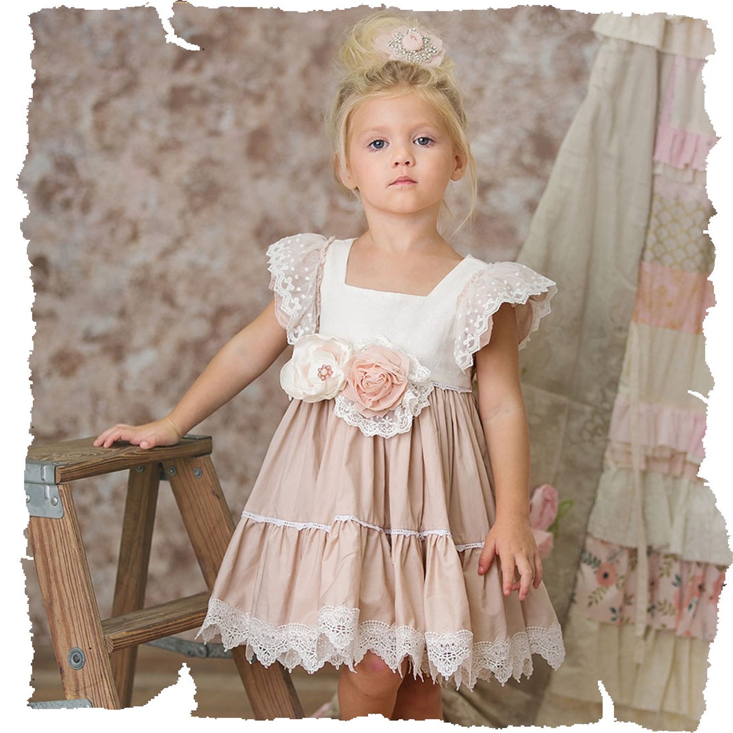 short frill frock