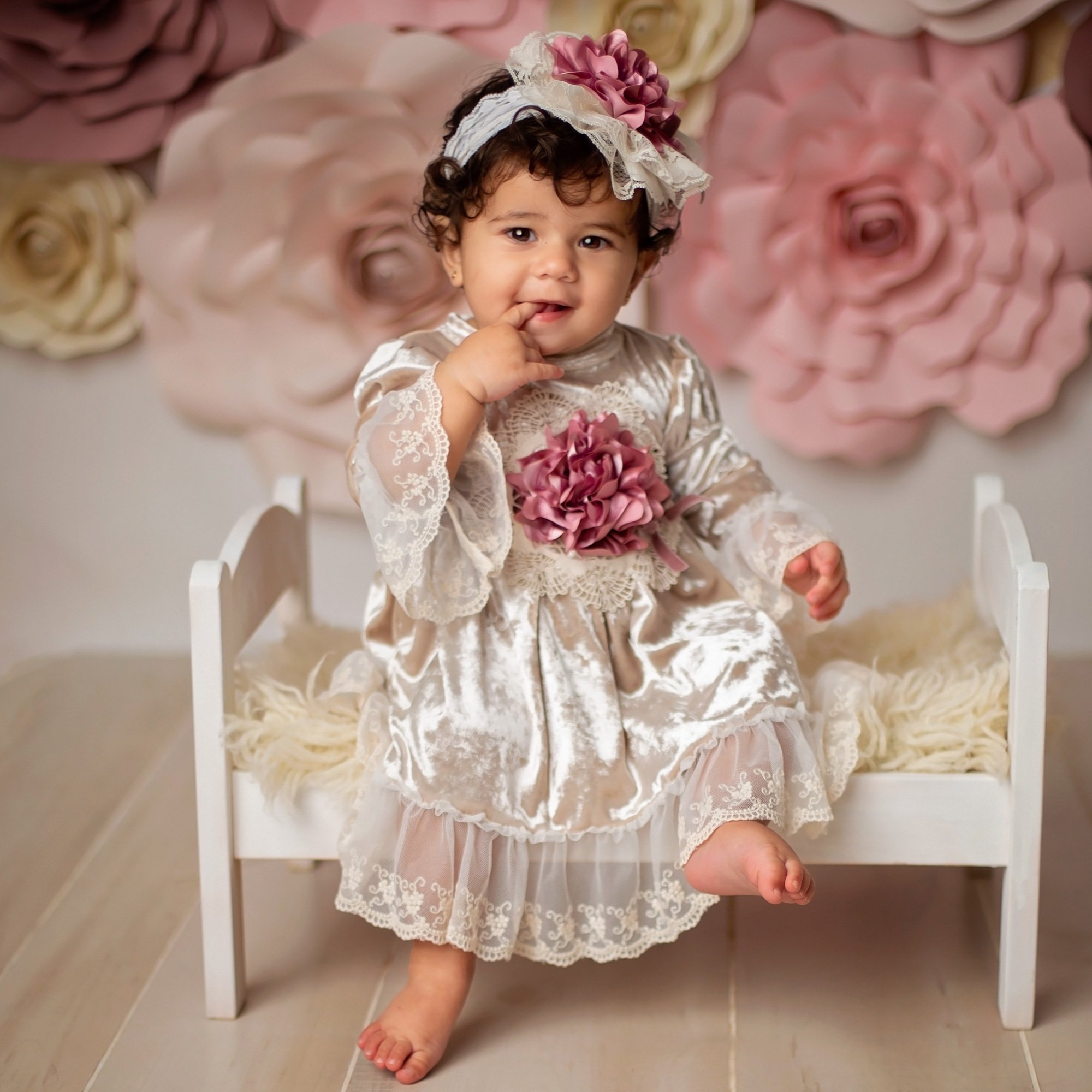 Frilly Frocks Vanessa Heirloom Baby Dress