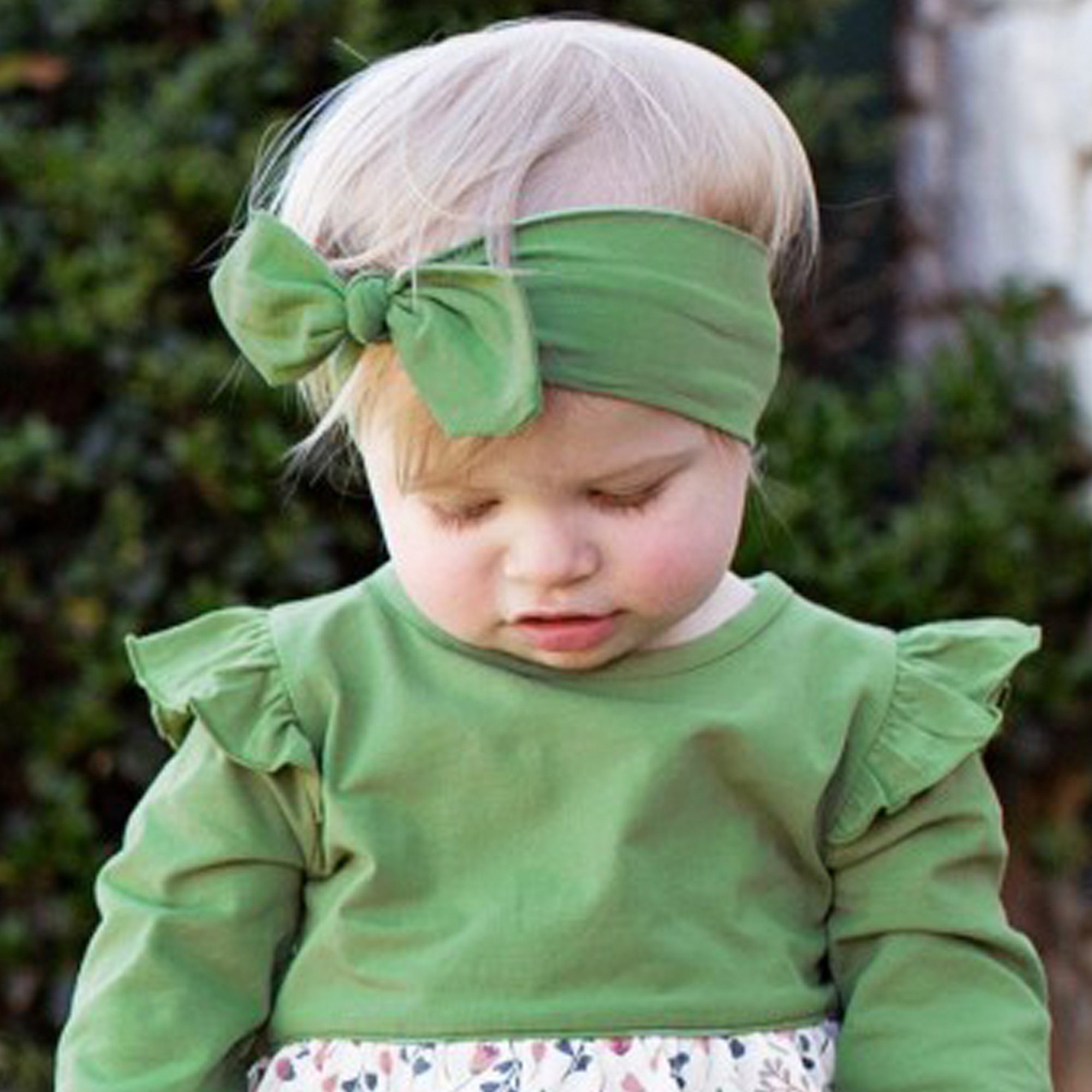 knot bow headband for baby girl