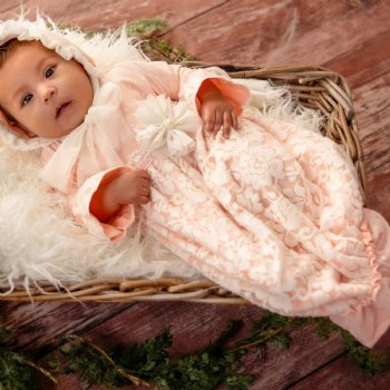 Haute Baby "Avery Grace" Newborn Gown