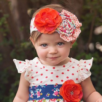 Haute Baby "Calypso" Headband for Baby Girls