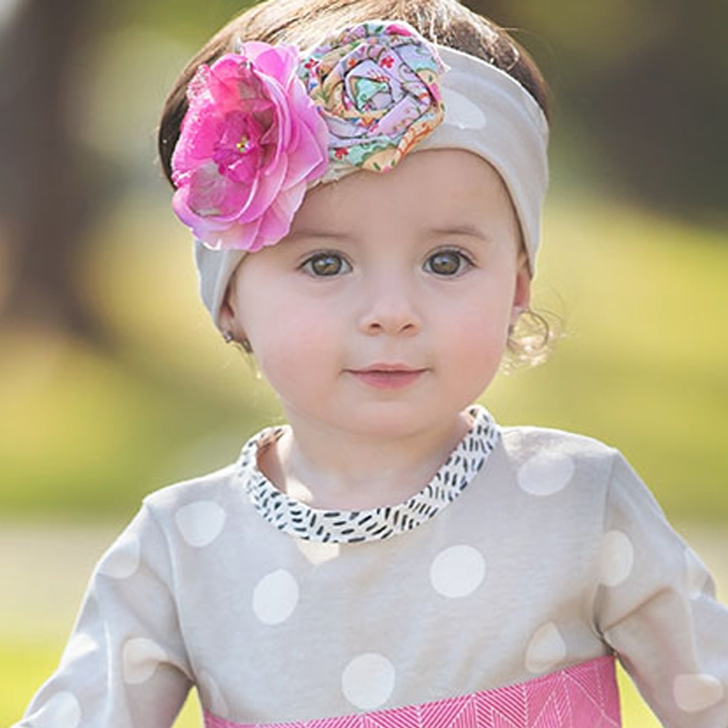 Haute Baby Chloe Headband for Newborns and Baby Girls