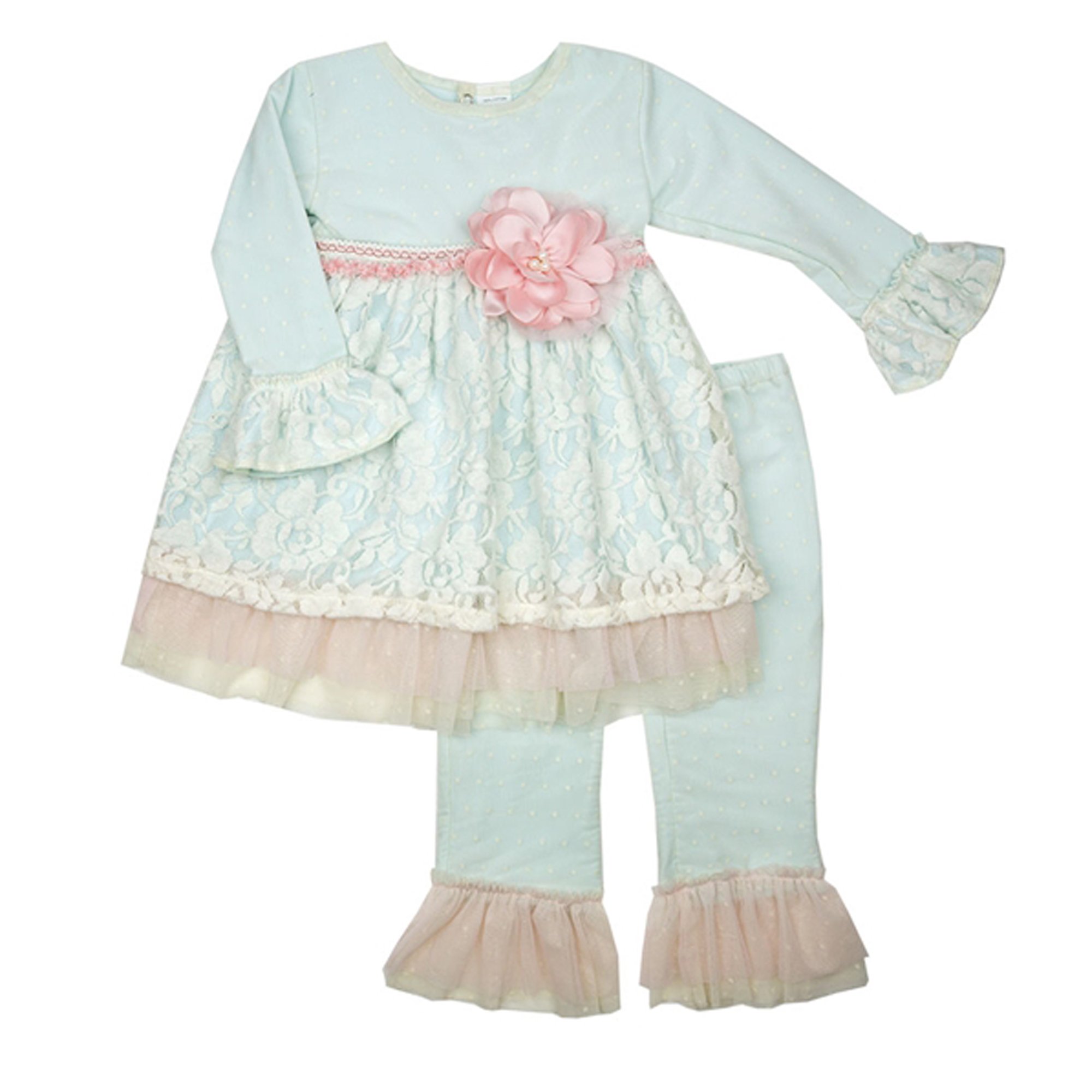 Haute Baby Fairy Frost 2pc Tunic Set for Baby Girls