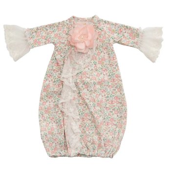 Haute Baby "Gabrielle's Garden" Newborn Gown