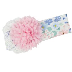 Haute Baby "Periwinkle Love" Headband for Baby Girls