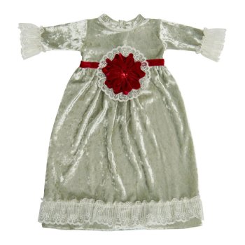 Haute Baby "Evelyn" Newborn Holiday Gown
