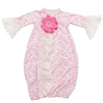 Haute Baby "Poppy Dream" Newborn Gown