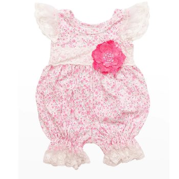 Haute Baby "Poppy Dream" Bubble Romper