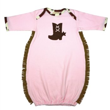 Haute Baby "Rodeo Queen" Newborn Gown