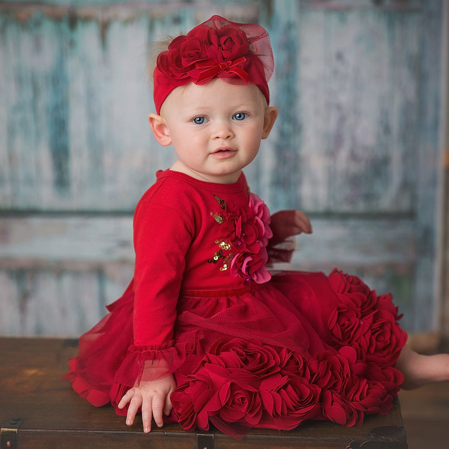 baby girl red outfit