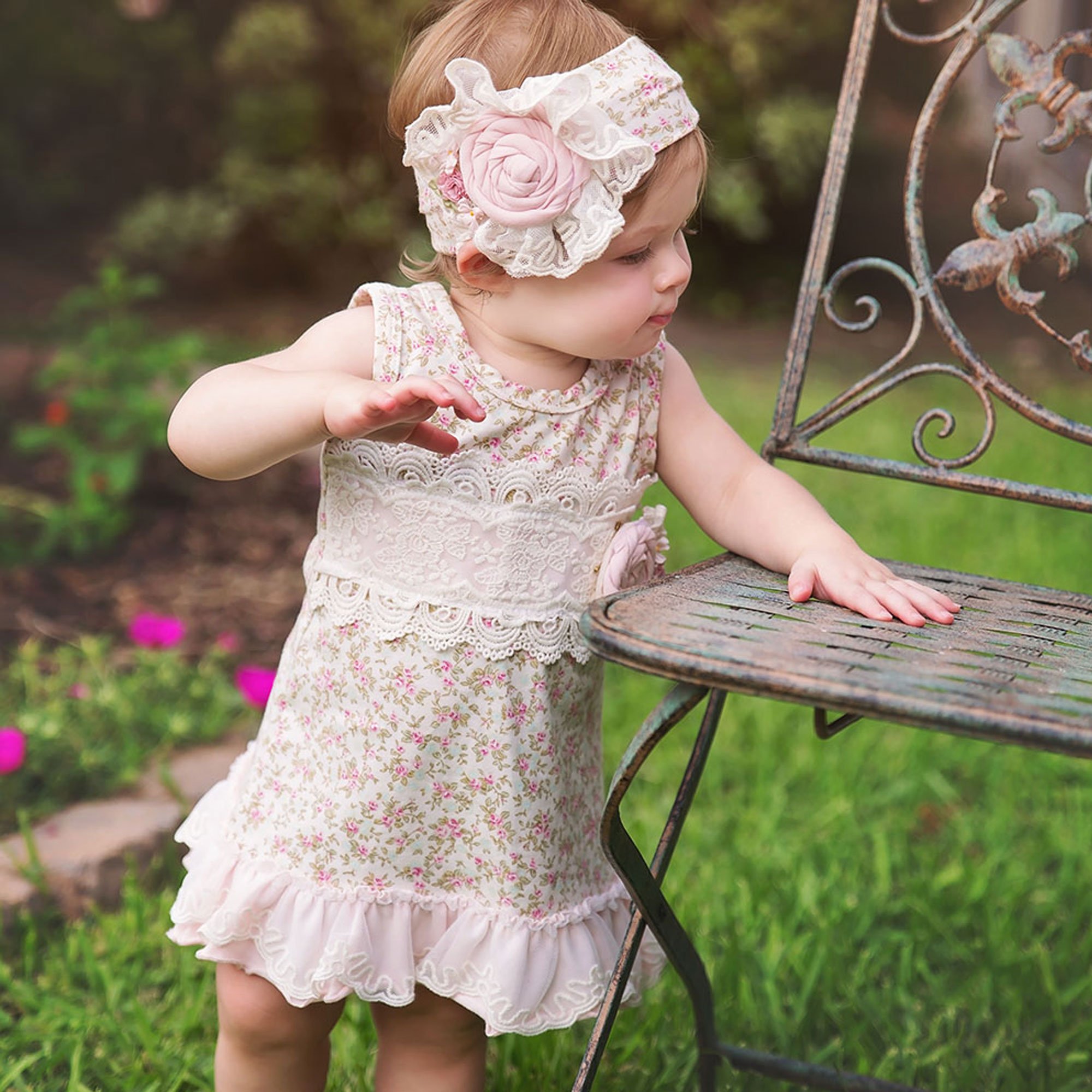 Haute Baby Sweet Pea Dress For Baby Girls