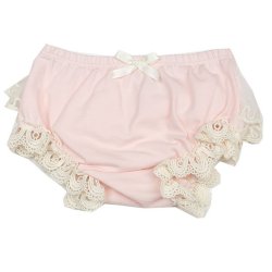 Haute Baby "Sweet Pea" Pink Diaper Cover